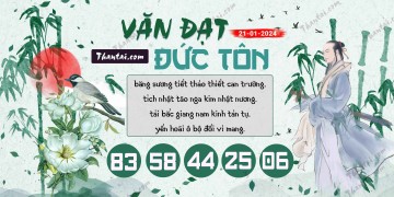 Văn Đạt Đức Tôn 21/01/2024