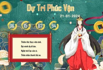 DỰ TRI PHÚC VẬN 21/01/2024