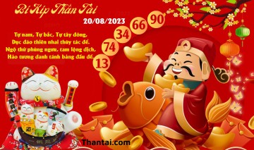 Bí Kíp Thần Tài 20/08/2023