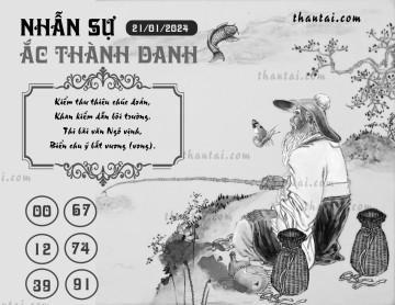 NHẪN SỰ ẮC THÀNH DANH 21/01/2024