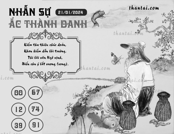 NHẪN SỰ ẮC THÀNH DANH 06/01/2024
