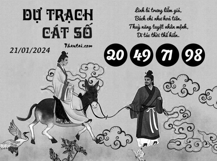 DỰ TRẠCH CÁT SỐ 06/01/2024