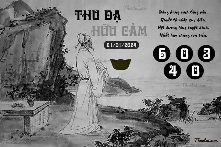 THU DẠ HỮU CẢM 06/01/2024
