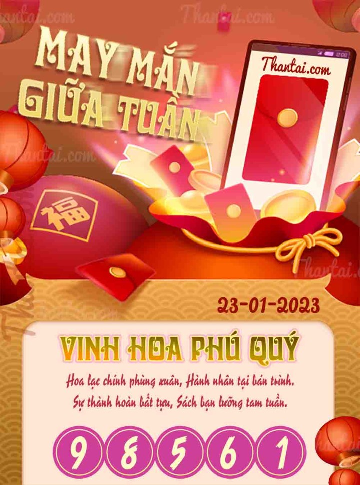 May Mắn Giữa Tuần 08/01/2023
