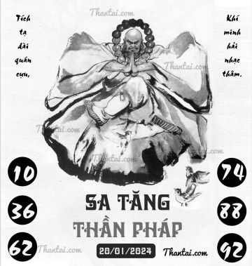 SA TĂNG THẦN PHÁP 21/01/2024