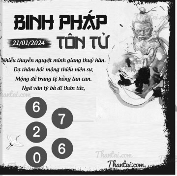 BINH PHÁP TÔN TỬ 21/01/2024