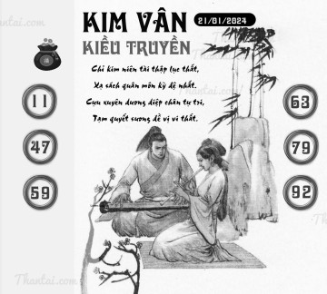 KIM VÂN KIỀU TRUYỀN 21/01/2024