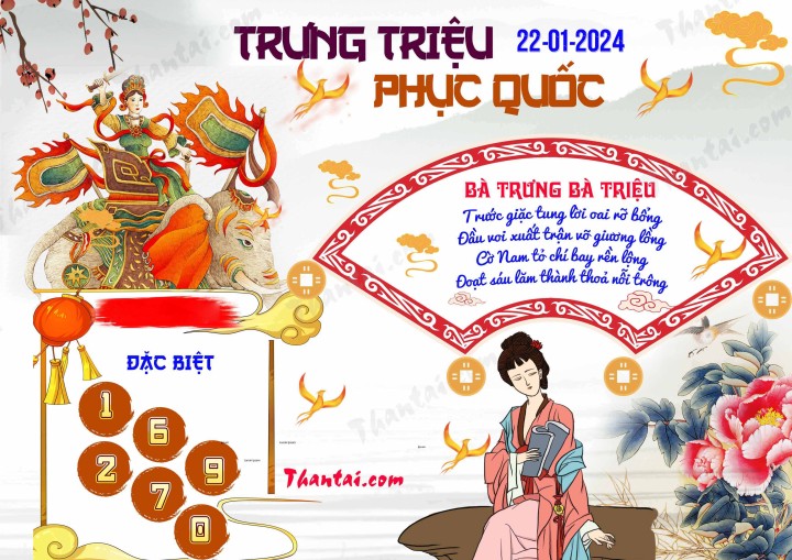 Trưng Triệu Phục Quốc 07/01/2024