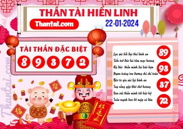 THẦN TÀI HIỂN LINH 22/01/2024