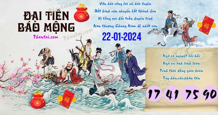 Đại Tiên Báo Mộng 07/01/2024