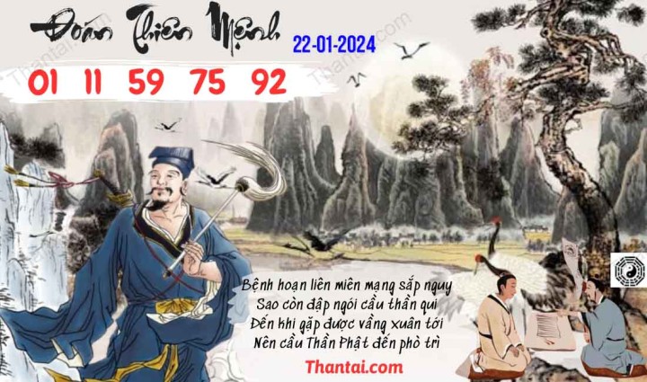 Đoán Thiên Mệnh 07/01/2024