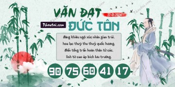 Văn Đạt Đức Tôn 22/01/2024