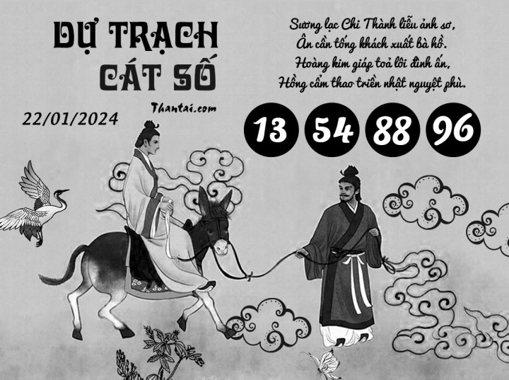 DỰ TRẠCH CÁT SỐ 07/01/2024