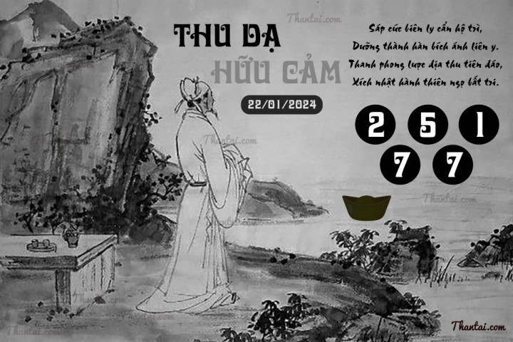 THU DẠ HỮU CẢM 07/01/2024