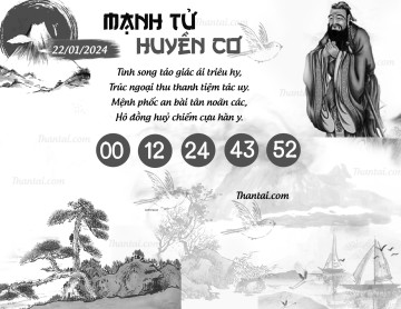 MẠNH TỬ HUYỀN CƠ 22/01/2024