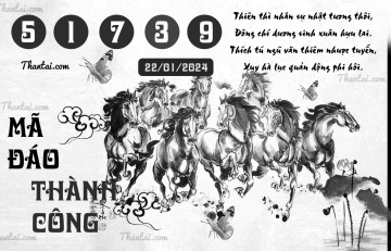 MÃ ĐÁO THÀNH CÔNG 22/01/2024