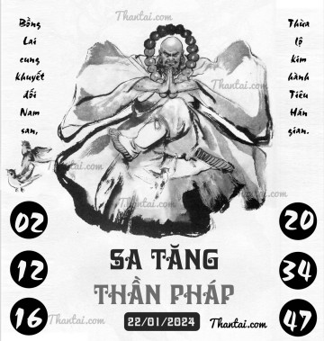 SA TĂNG THẦN PHÁP 22/01/2024