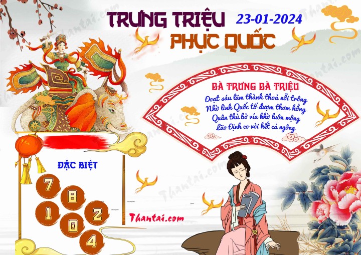 Trưng Triệu Phục Quốc 08/01/2024