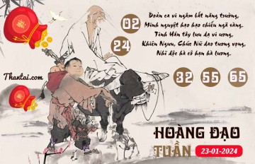 HOÀNG ĐẠO TUẦN 23/01/2024