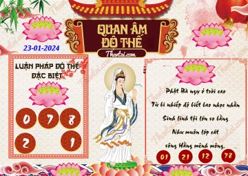 Quan Âm Độ Thế 23/01/2024