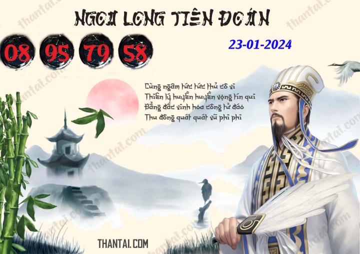 Ngọa Long Tiên Đoán 08/01/2024