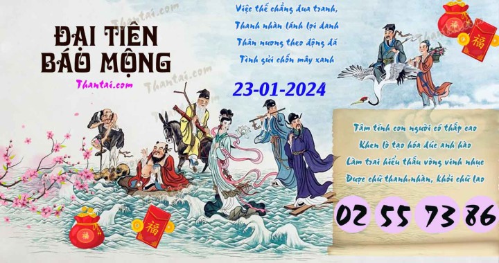 Đại Tiên Báo Mộng 08/01/2024