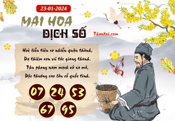 Mai Hoa Dịch Số 23/01/2024