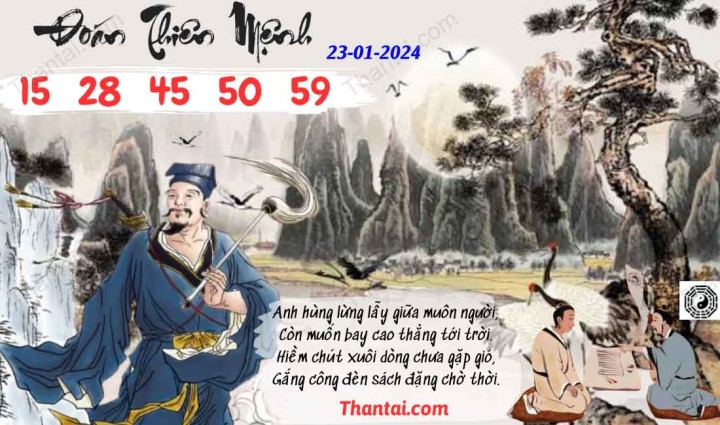 Đoán Thiên Mệnh 08/01/2024