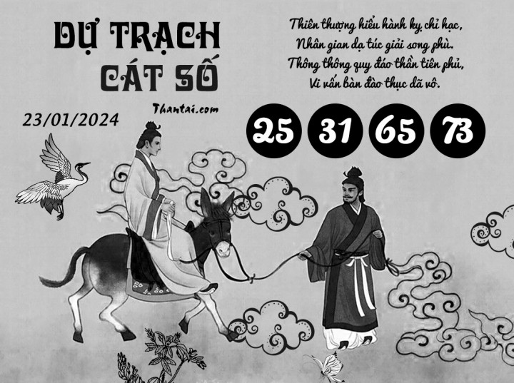 DỰ TRẠCH CÁT SỐ 08/01/2024