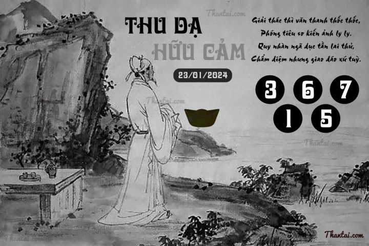 THU DẠ HỮU CẢM 08/01/2024