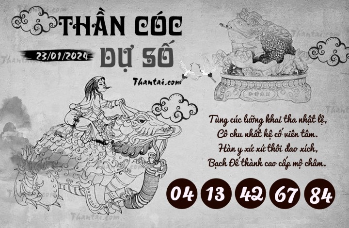 THẦN CÓC DỰ SỐ 08/01/2024