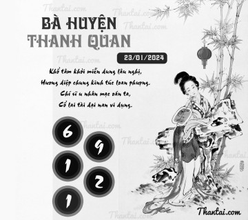 BÀ HUYỆN THANH QUAN 23/01/2024