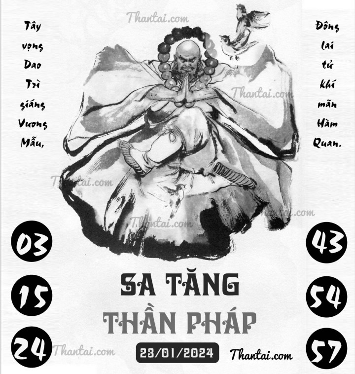 SA TĂNG THẦN PHÁP 08/01/2024
