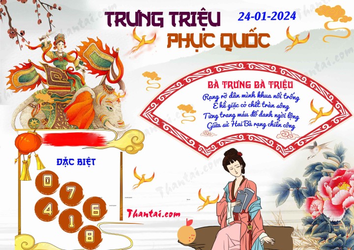 Trưng Triệu Phục Quốc 09/01/2024