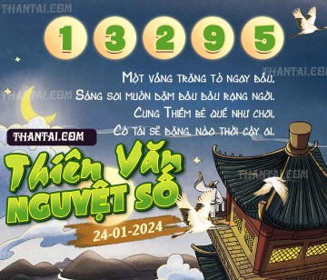 THIÊN VĂN NGUYỆT SỐ 24/01/2024