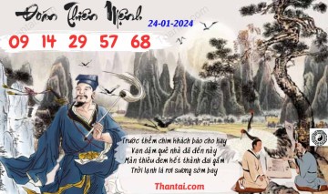 Đoán Thiên Mệnh 24/01/2024