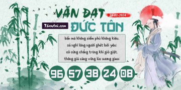 Văn Đạt Đức Tôn 24/01/2024