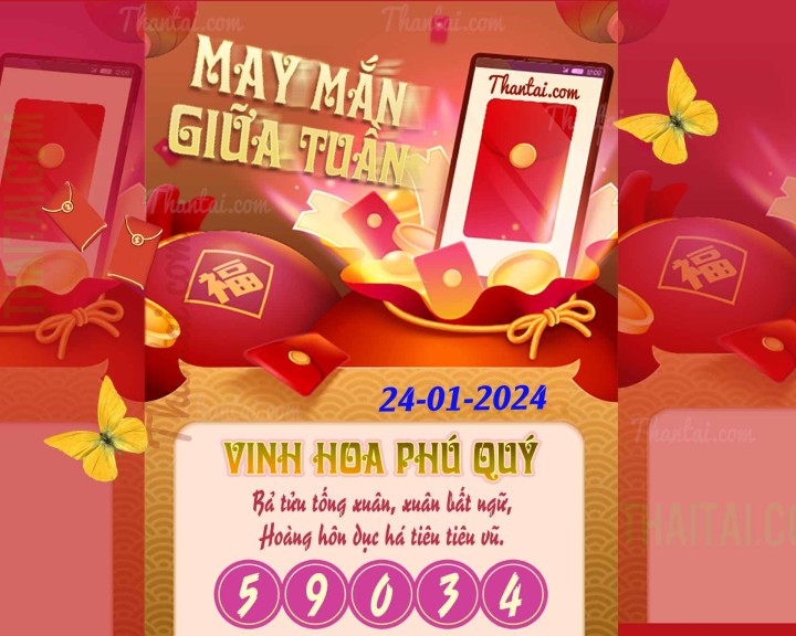 May Mắn Giữa Tuần 09/01/2024
