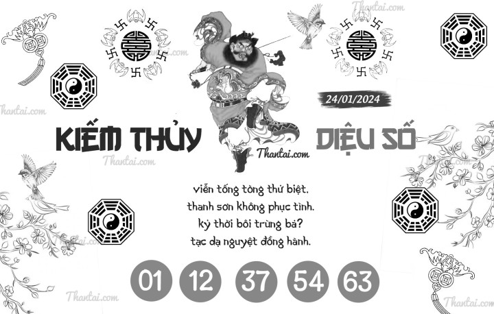 KIẾM THỦY DIỆU SỐ 09/01/2024