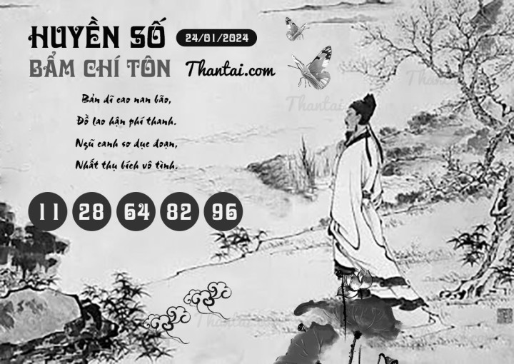 HUYỀN SỐ BẨM CHÍ TÔN 09/01/2024