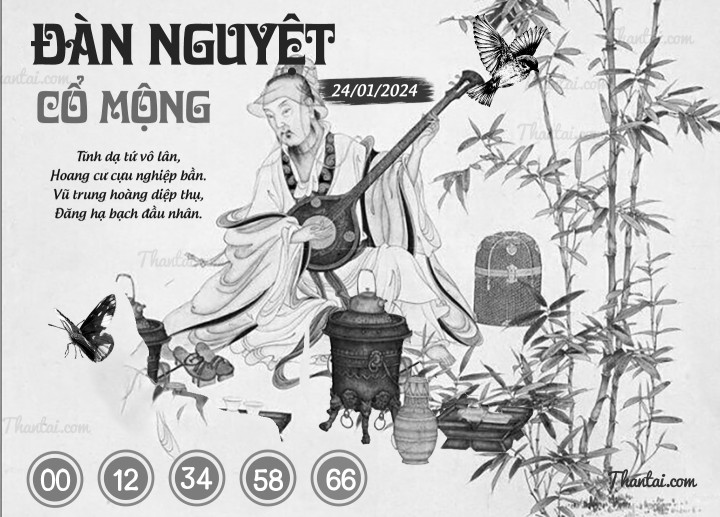 ĐÀN NGUYỆT CỔ MỘNG 09/01/2024