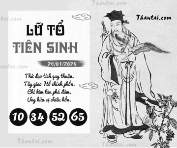 LỮ TỔ TIÊN SINH 24/01/2024