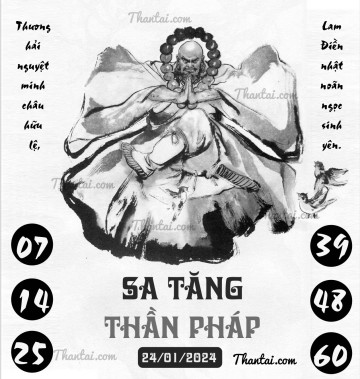 SA TĂNG THẦN PHÁP 24/01/2024