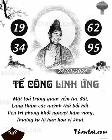 TẾ CÔNG LINH ỨNG 24/01/2024