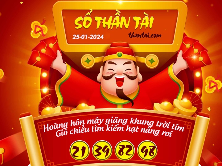 SỔ THẦN TÀI 10/01/2024
