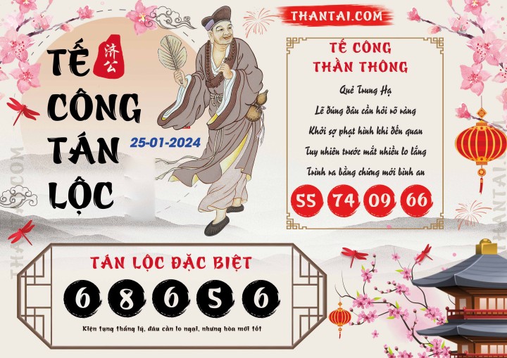 Tế Công Tán Lộc 10/01/2024