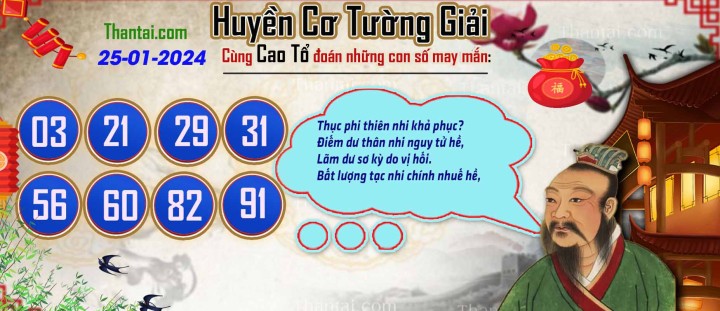 Huyền Cơ Tường Giải 10/01/2024