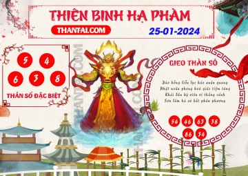 Thiên Binh Hạ Phàm 25/01/2024