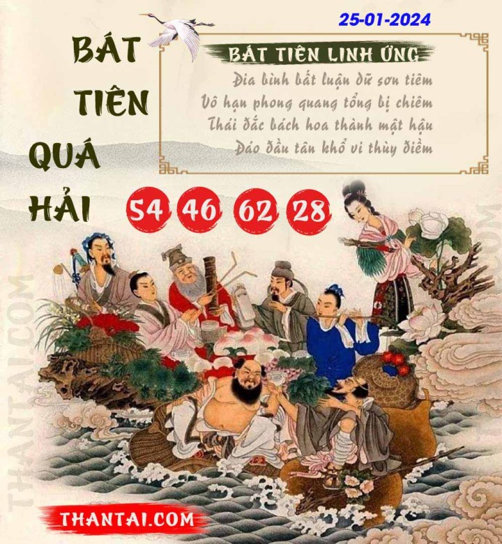 BÁT TIÊN QUÁ HẢI 10/01/2024