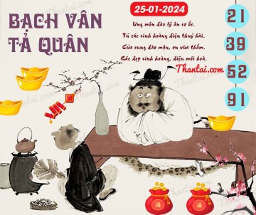 Bạch Vân Tả Quân 25/01/2024